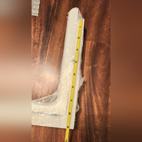 Set of 2Everbilt 9 in. L White Steel Decorative Shelf Bracket - Picture 3 of 11